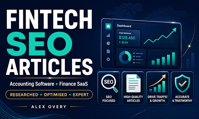 write expert SEO fintech and accounting software articles