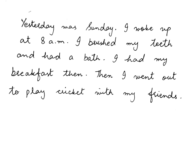 handwrite notes and letters