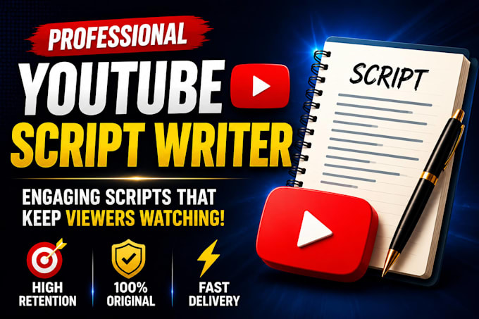 write engaging youtube video scripts and content