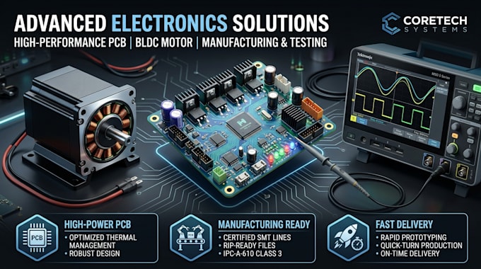 design vesc motor controller pcb for ev and robotics