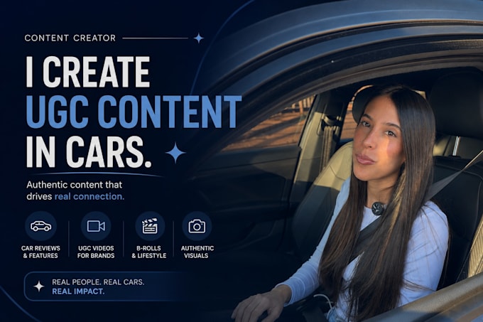 create high converting ugc video ads in a car