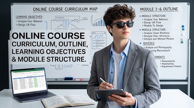 write engaging online course content, course curriculum, and lesson plans