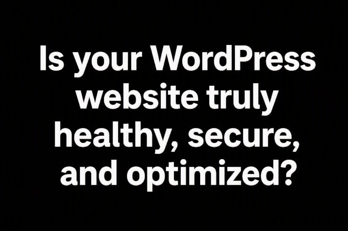 audit your wordpress site for SEO, speed, security and performance