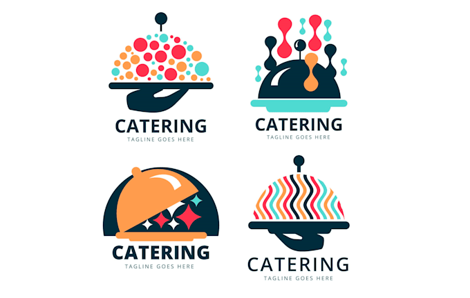 design modern restaurant cafe catering service logo