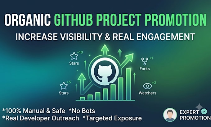 organically promote your github repository to increase visibility