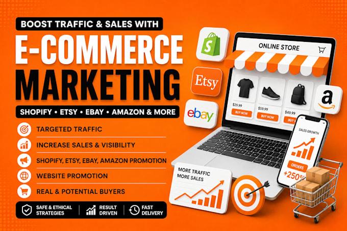 do e commerce marketing for shopify promotion and website traffic