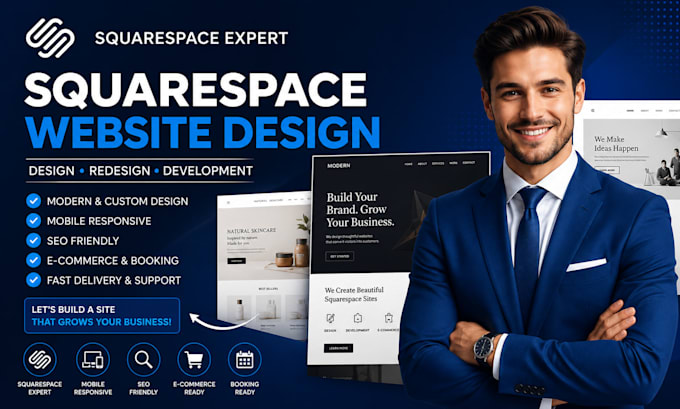 squarespace redesign squarespace website design squarespace website