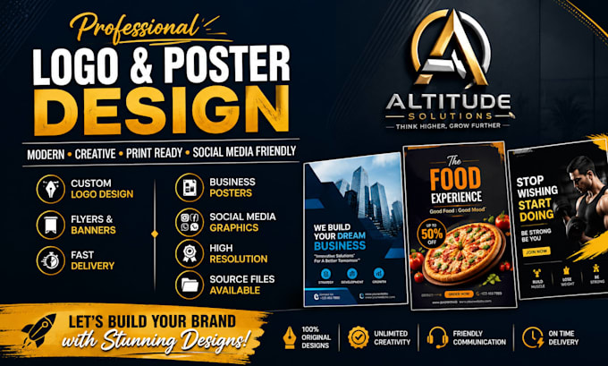 company poster logo designing