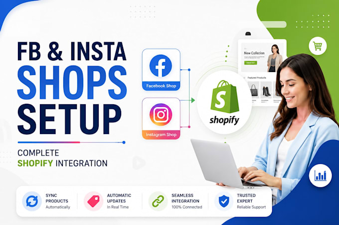 setup instagram and facebook shops and shopify integration