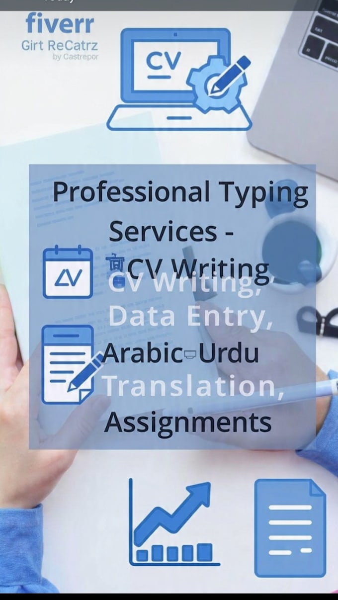 do cv typing and data entry