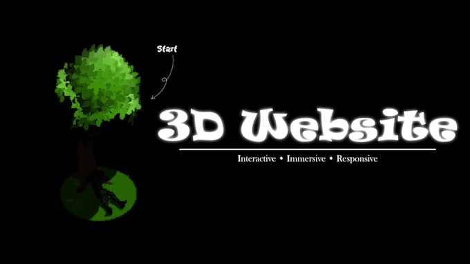 build a stunning interactive 3d website