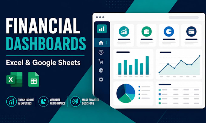 build a financial dashboard and cash flow tracker in excel or google shee