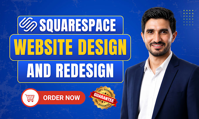 build squarespace website, design or redesign squarespace website