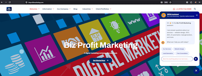 hand code a fast professional business website no word press
