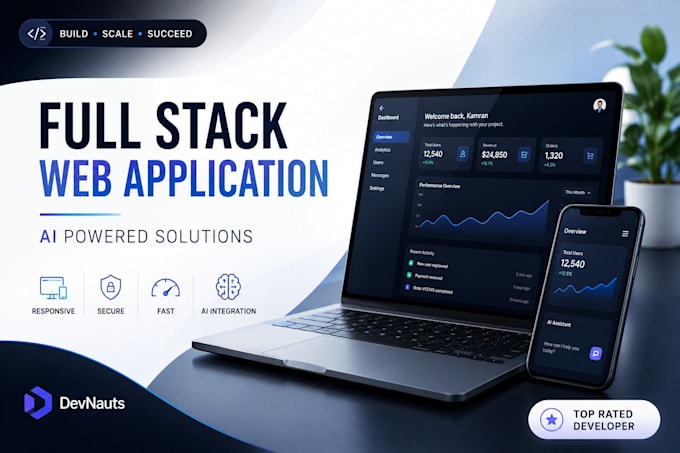 develop your full stack web application with ai integration