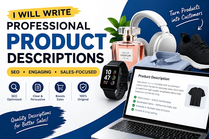 write ai product descriptions