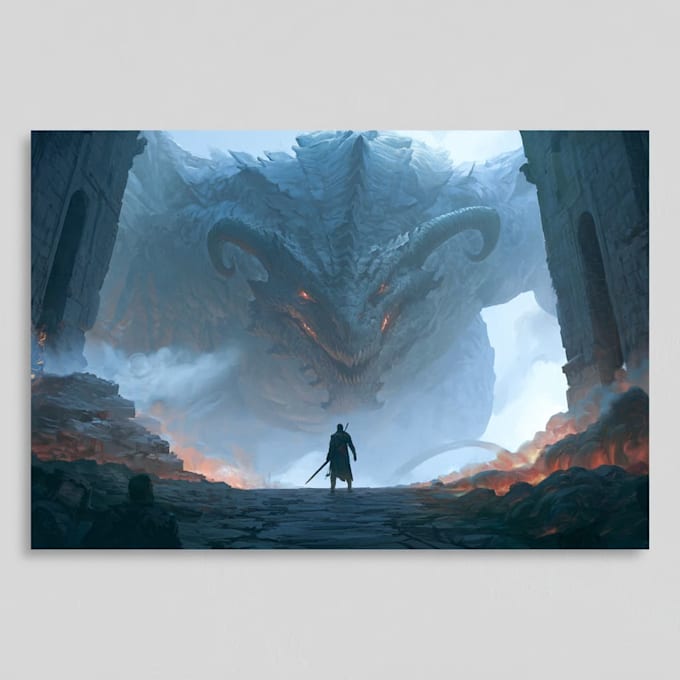 create fantasy custom illustrations