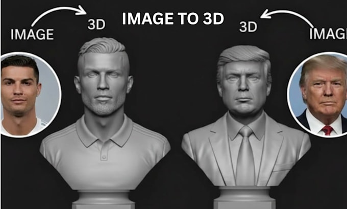 sculpt custom 3d head model 3d face 3d bust model 3d sculpture figurine