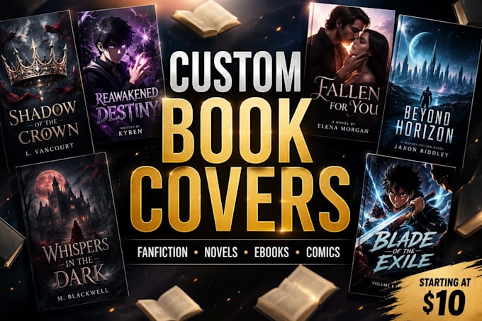 design a professional book cover