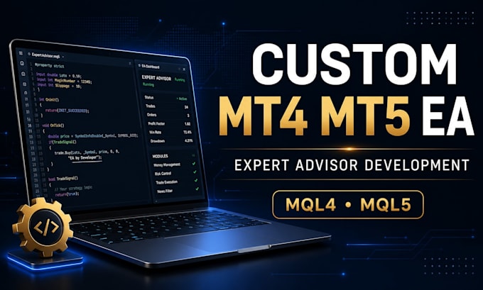 develop mt5 expert advisor and trading bot in mql5