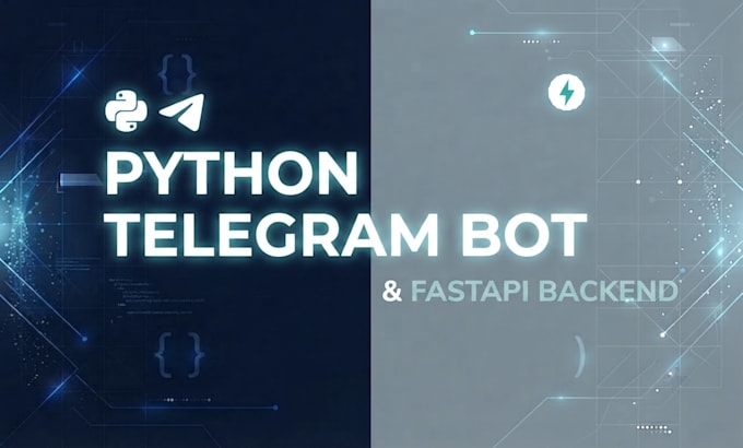 build a professional python backend and telegram bot