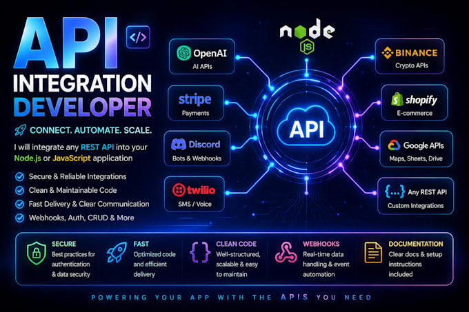 connect your app to any API quickly and securely