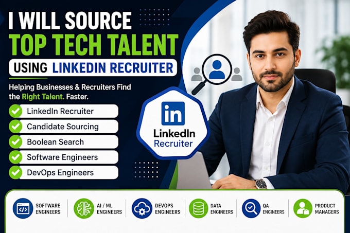 do source top tech talent using linkedin recruiter