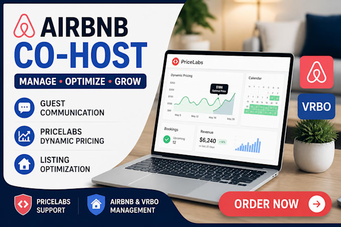 manage airbnb cohost pricelabs dynamic pricing superhost SEO and guest support