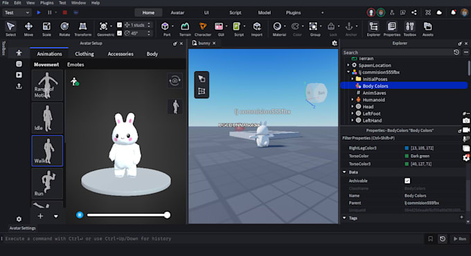 create a roblox ugc bundle with full rigging and studio ready files