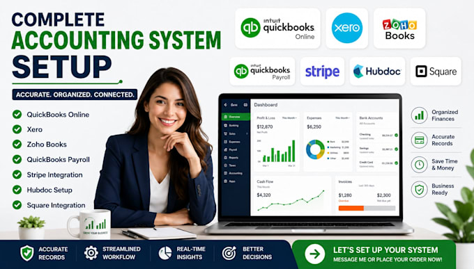 setup quickbooks online xero zoho books quickbooks payroll stripe hubdoc square