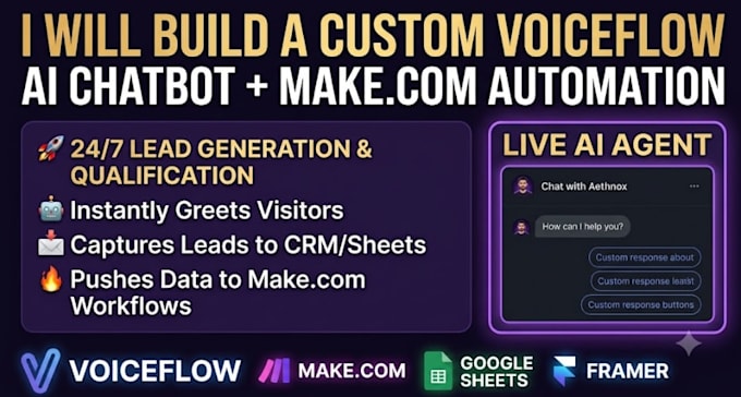 build a custom voiceflow ai chatbot with automation