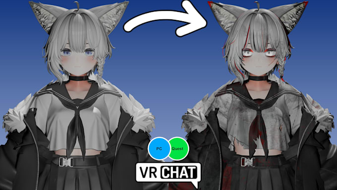 retexture your vrchat avatar, outfit or asset