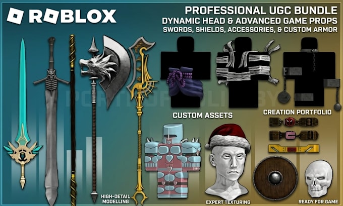 do roblox rigging, 3d roblox dynamic head, hair accessories, avatar bundles