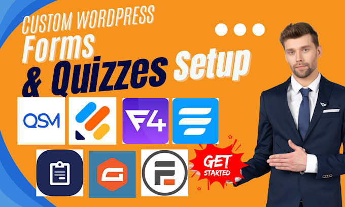 setup wordpress website forms quiz wp forms forminator formidable forms gravity