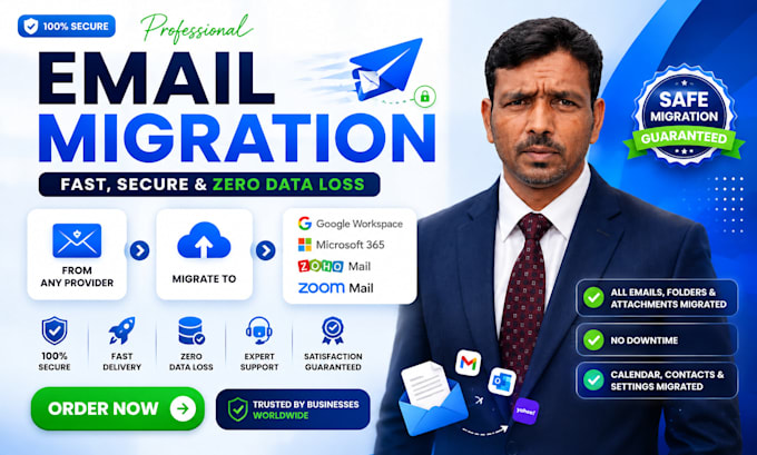 migrate email to google workspace, microsoft 365, zoho mail