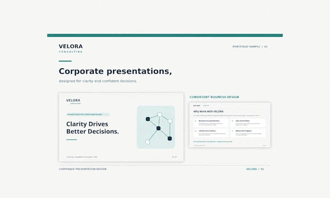 design professional business presentations and powerpoint slides