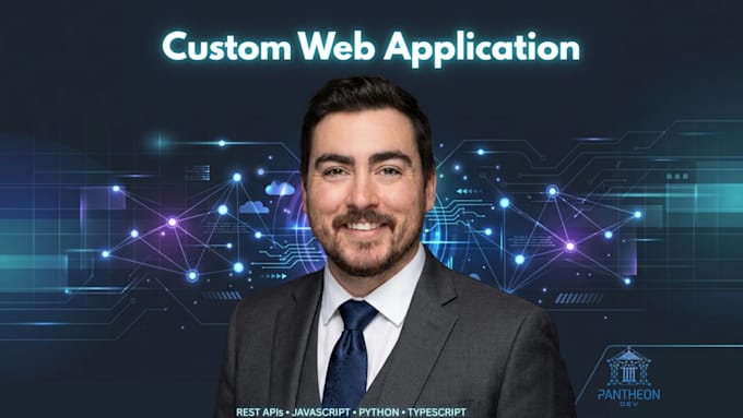 develop a custom web application
