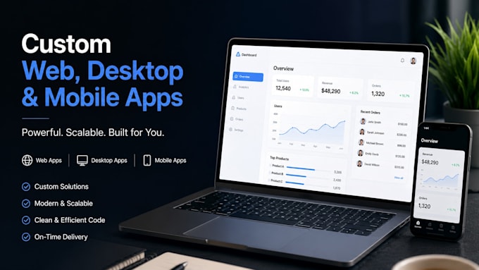 develop custom software and internal business tools