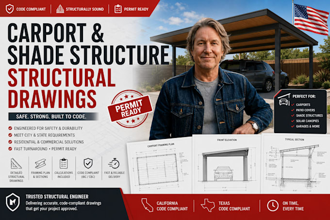 design carport shade structure structural drawings carport framing