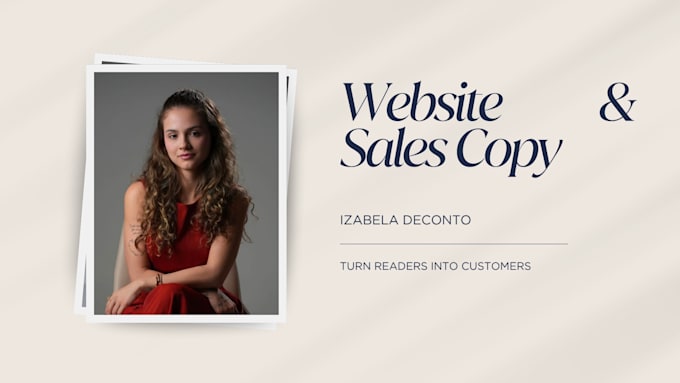 write persuasive website copy and sales copy that converts