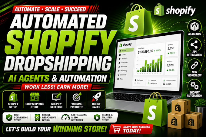 build ai dropshipping automation for shopify n8n workflows and API integrations