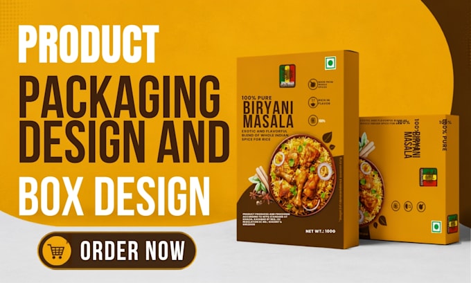 design premium product box packaging and box design