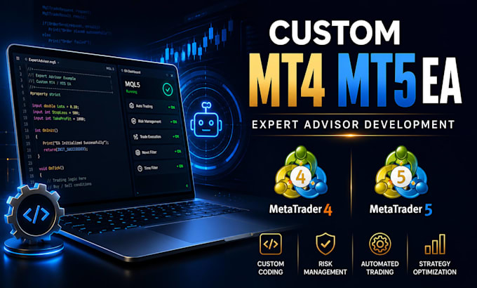 develop your mt4 mt5 expert advisor eas and indicator