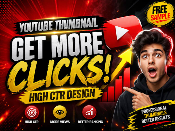design eye catching youtube thumbnails for high CTR