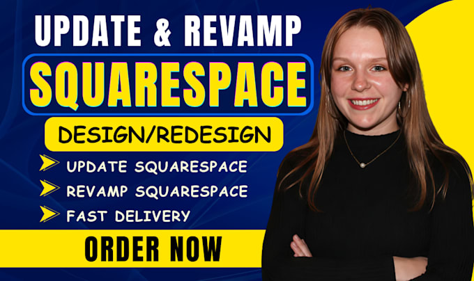 fix squarespace website, update squarespace, revamp squarespace website design