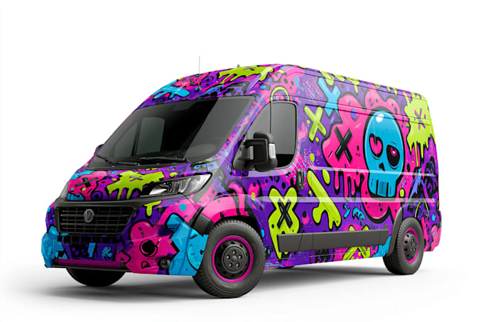 awesome car wrap design and vehicle wrap design