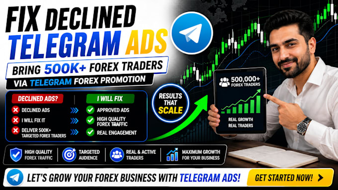 fix telegram ads, fix telegram ad errors, fix forex telegram ads