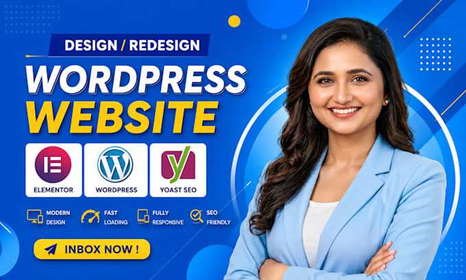 design corporate business website or service based website development