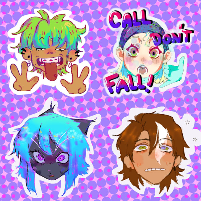 draw you a custom sticker sheet