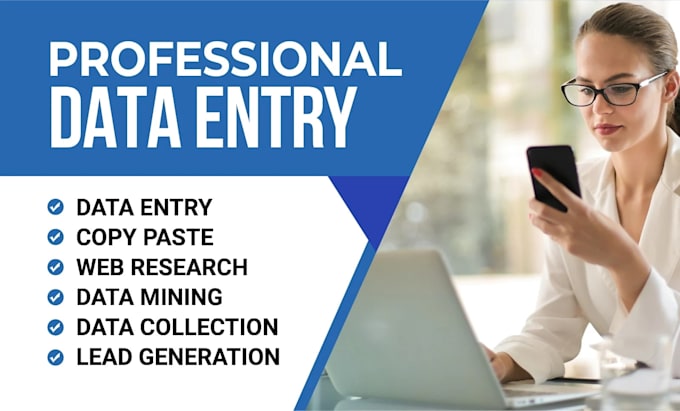 do expert data entry web research copy paste and excel data cleaning